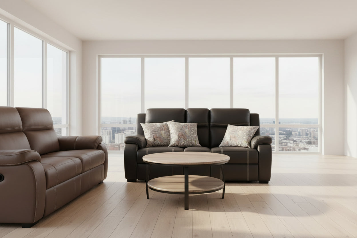 Coffee Table Mw 890 Round Two Tier Four Legs
