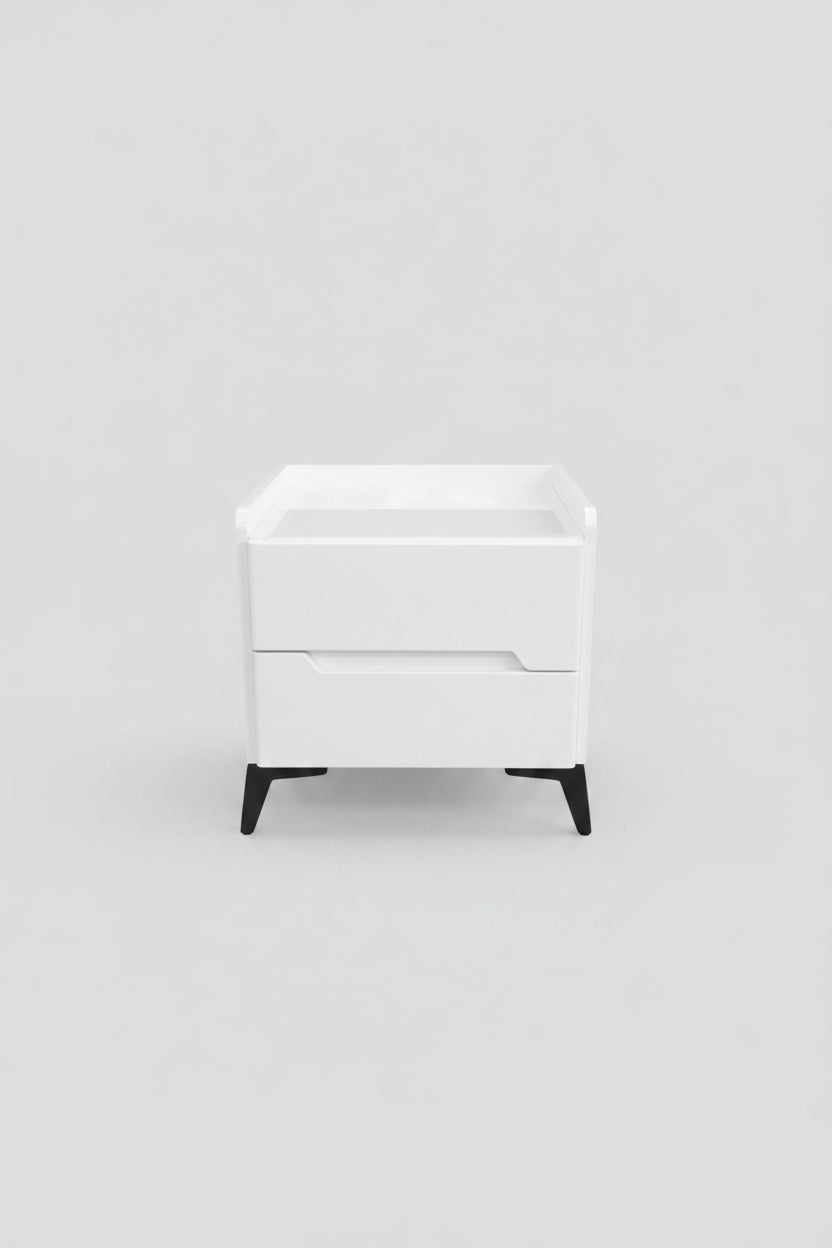 Mw 442 Night Stand Stone Top 2drw
