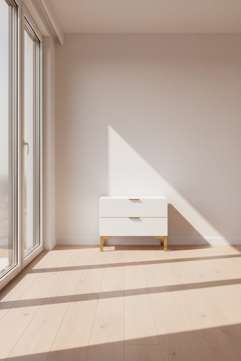 Ld 35 Pedestal 2drw White