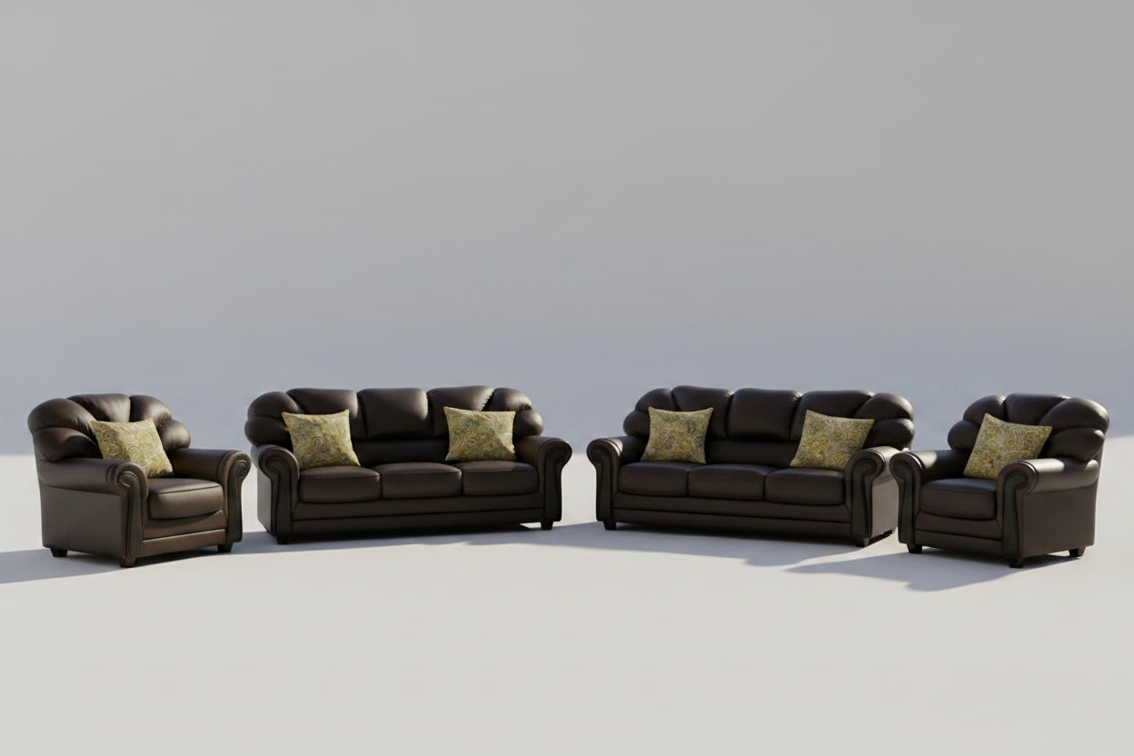 Rosedyk 4pc L/suite Brown