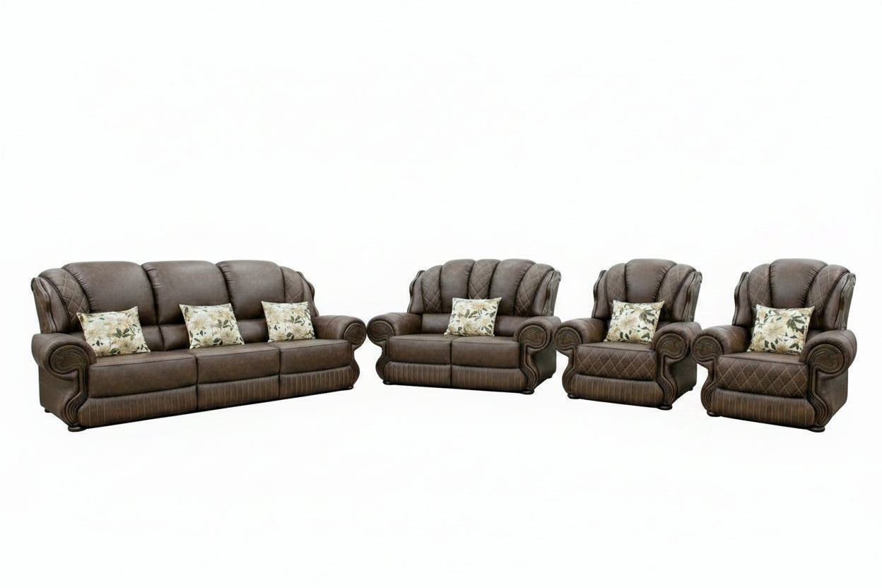 Magnum 4pc L/suite Lh Brown