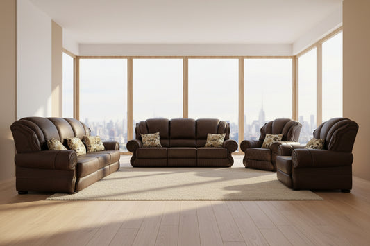 Magnum 4pc L/suite Lh Brown