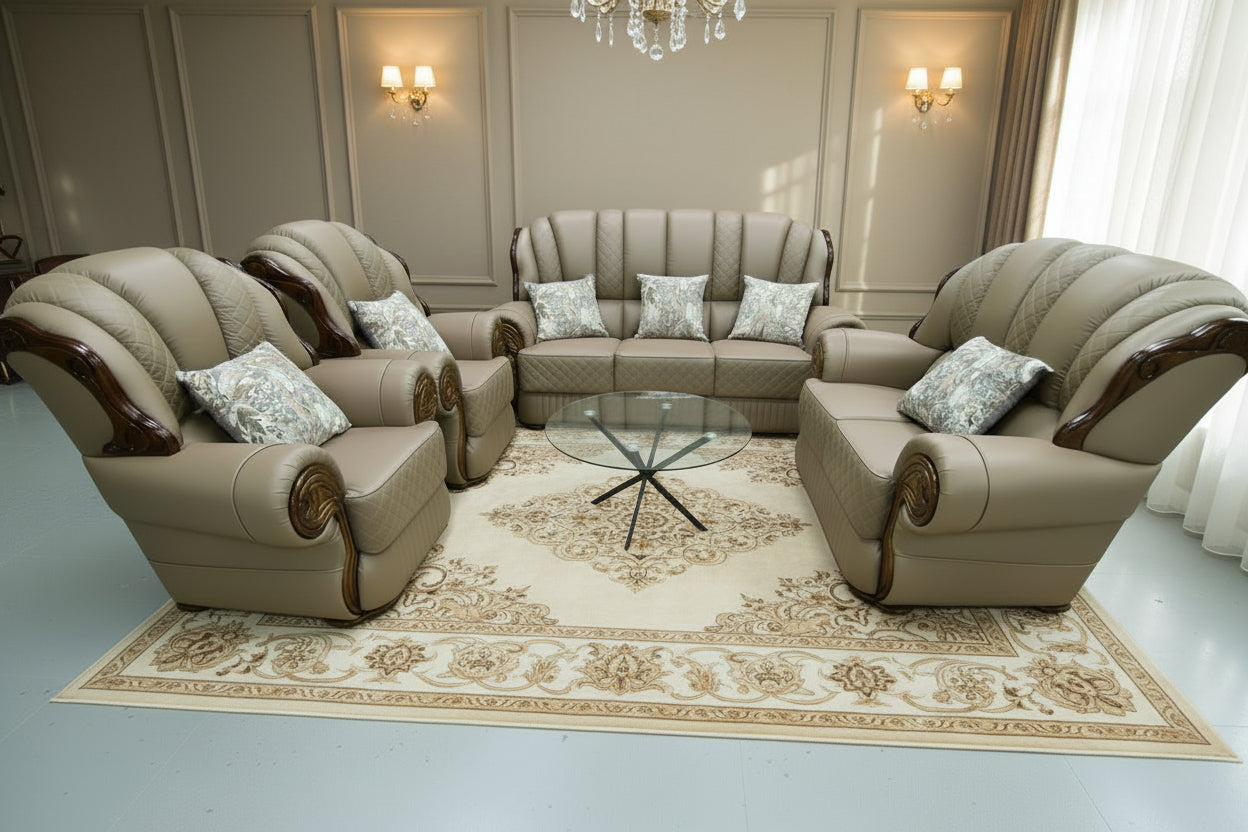 Mombasa 4pc L/suite Brown