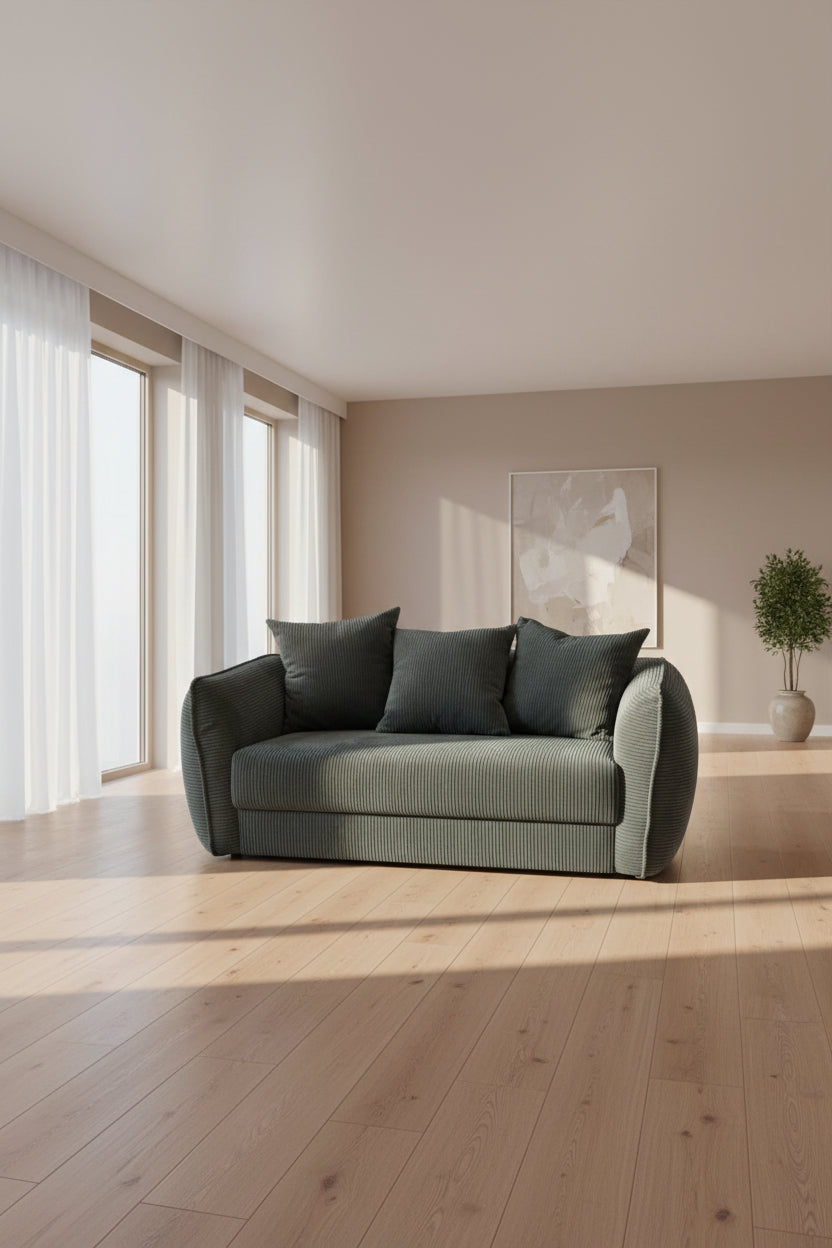 Oasis 3 Seater Couch Grey