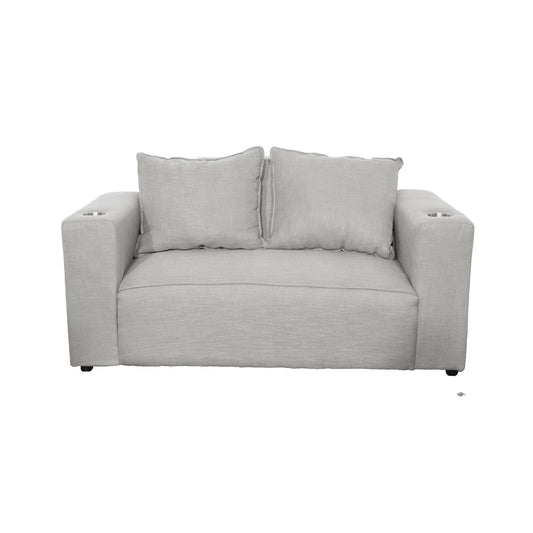 BELLA 2 DIV COUCH LIGHT GREY
