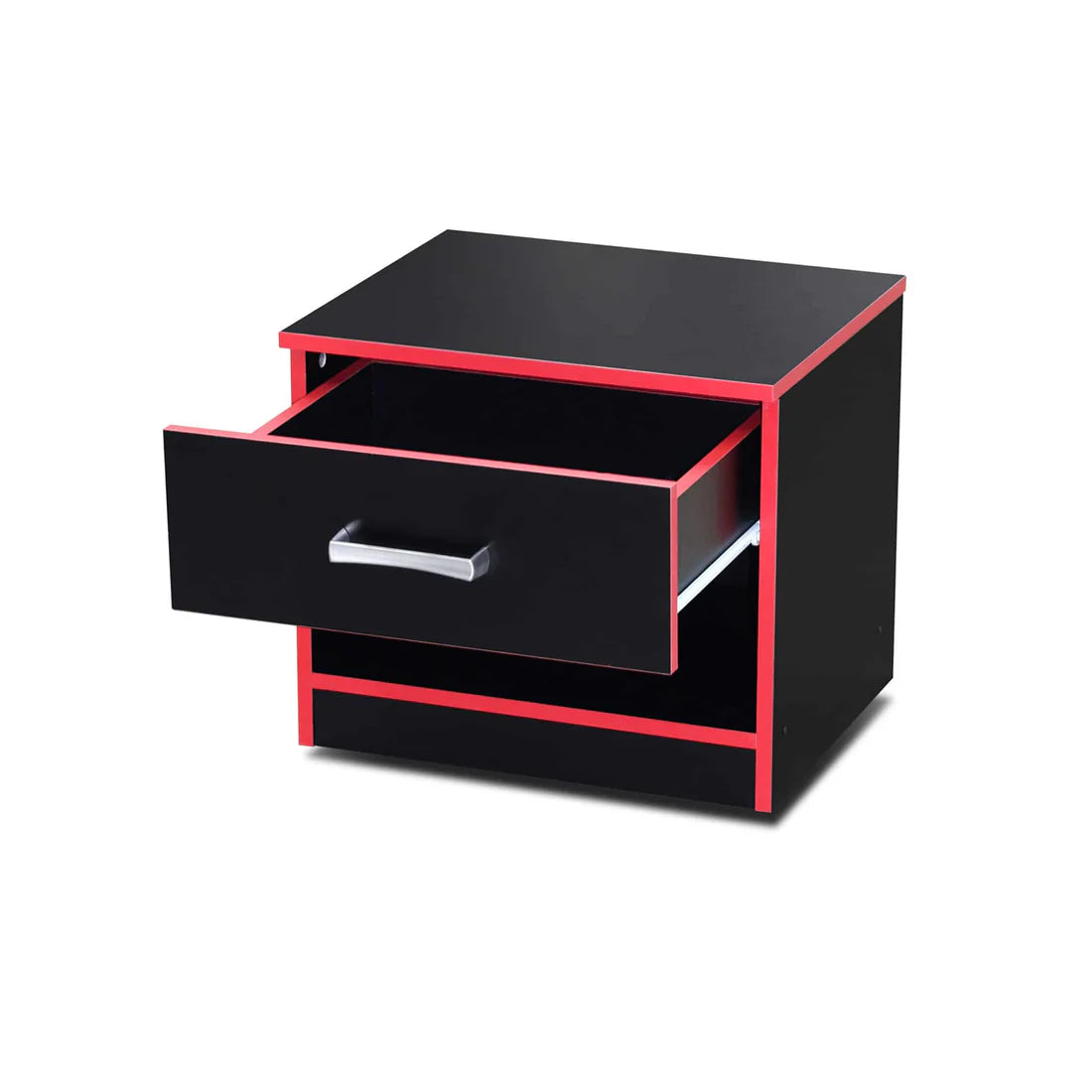 Mw 347 Pedestal 1draw Black+red