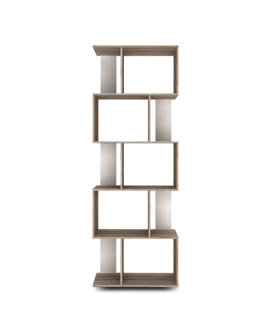 MW6806 BOOK SHELF OAK+WHITE