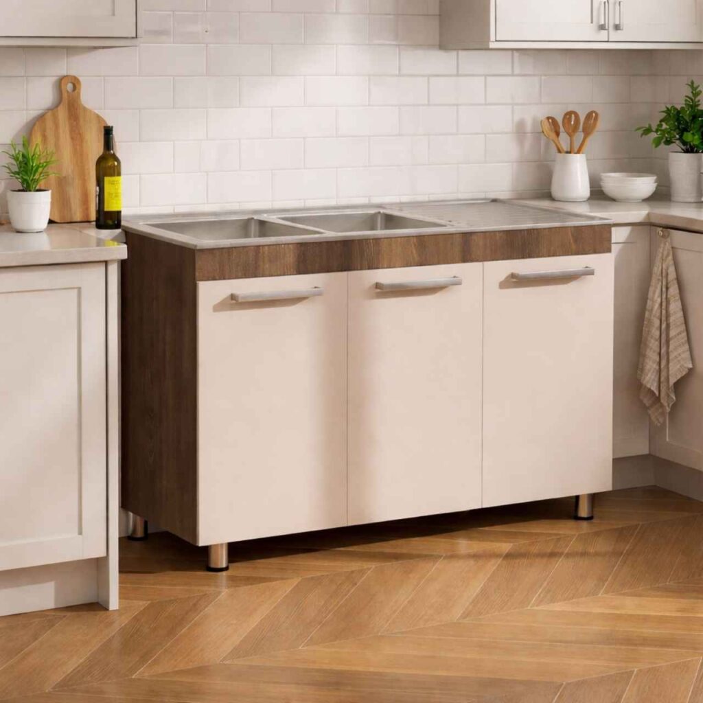 MW BR 821 SINGLE SINK ALP OAK+CUPP