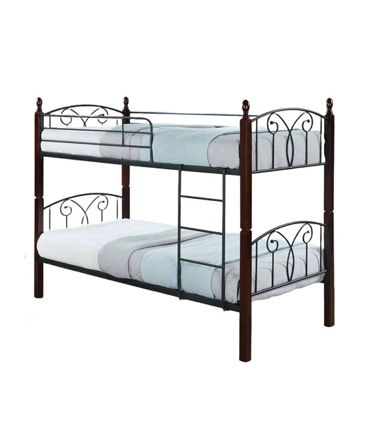 MW BR01 DBL WOODEN/STEEL BUNK