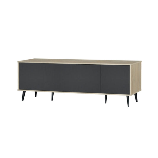 PLASMA STAND MW PLS454 OAK ASH/DARK GREY