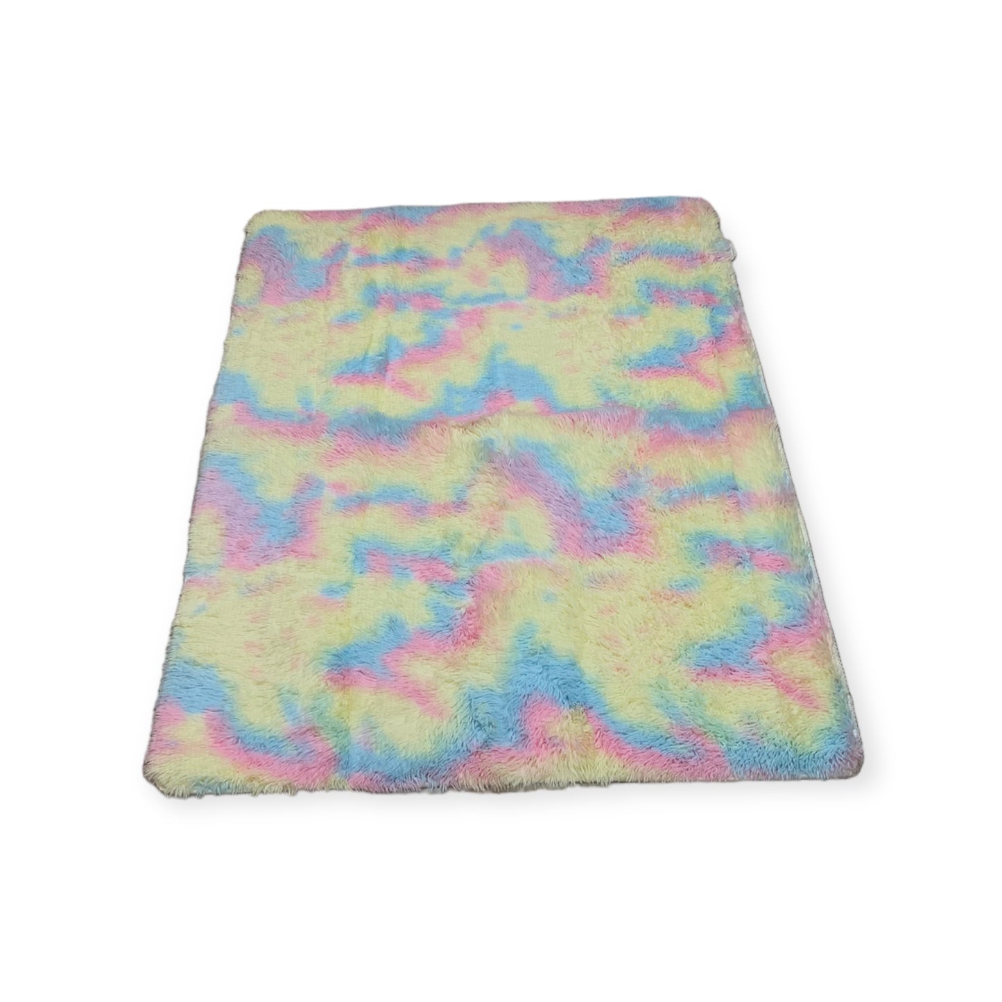 Fluffy Carpet Mats - Medium, Rainbow