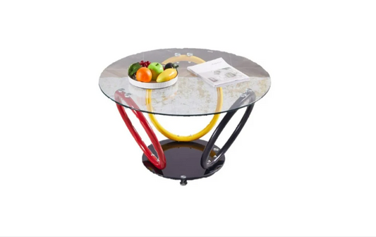 COFFEE TABLE 3RING WITH MULTI COLOUR ROUND C23
