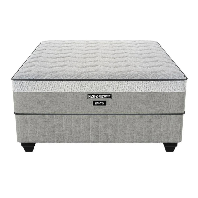 Restonic serene queen bed