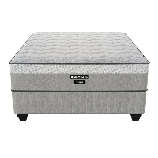 Restonic serene queen bed