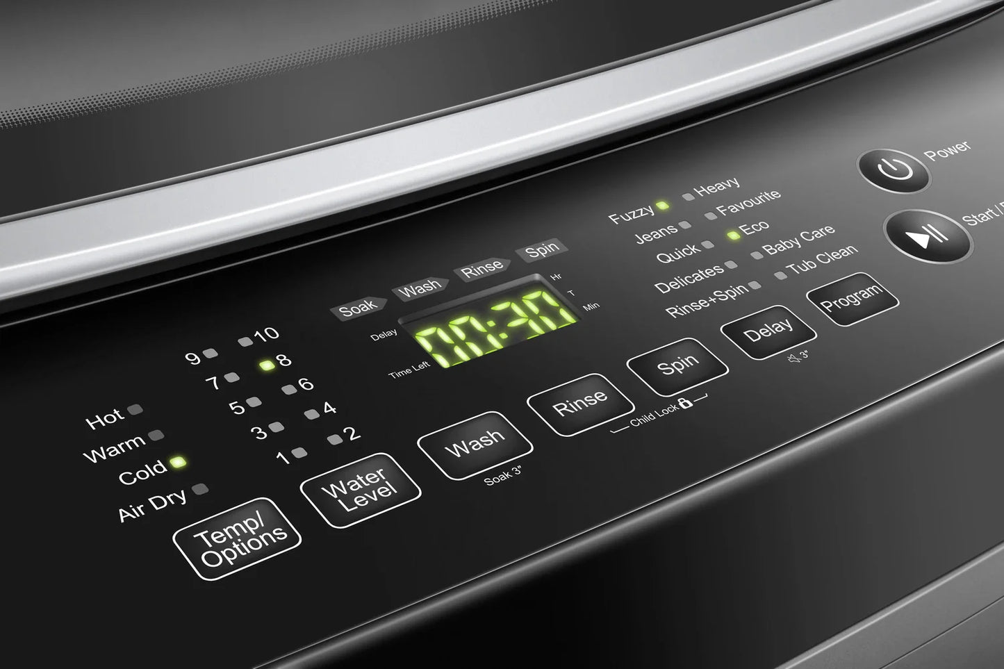 HISENSE W/MACHINE 11KG T/L MET