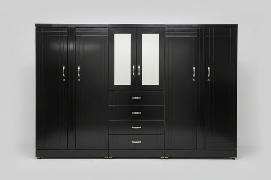 CONTINENTAL 5PC SPACESAVER BLK