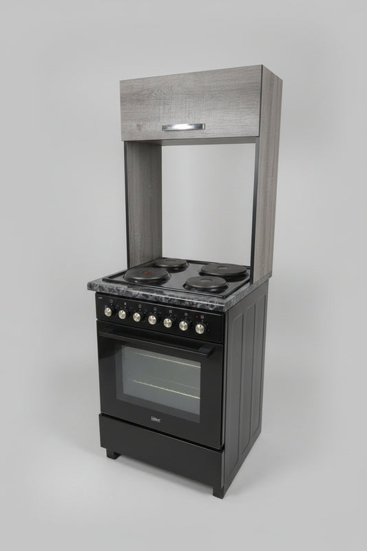 CHINESE 2DR SINGLE METAL BLK&WHT 109-2E SINK