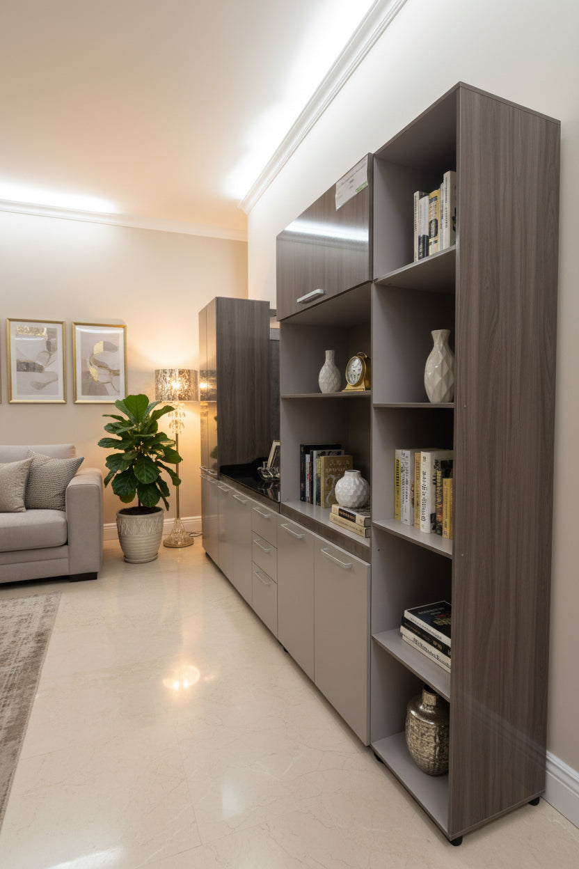 Mw BR  821 4pc K/scheme Alpine oak+Cappucino