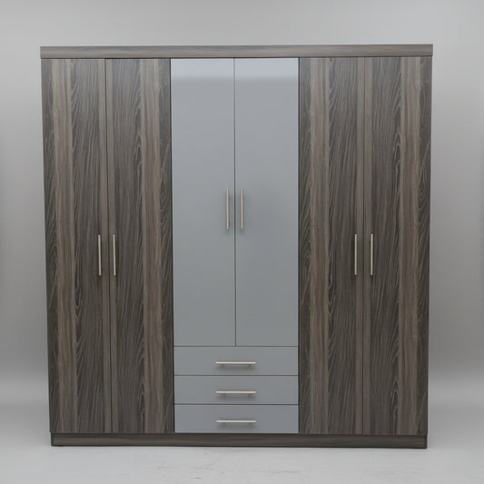 MW 99 6DR ROBE GREY+WOOD
