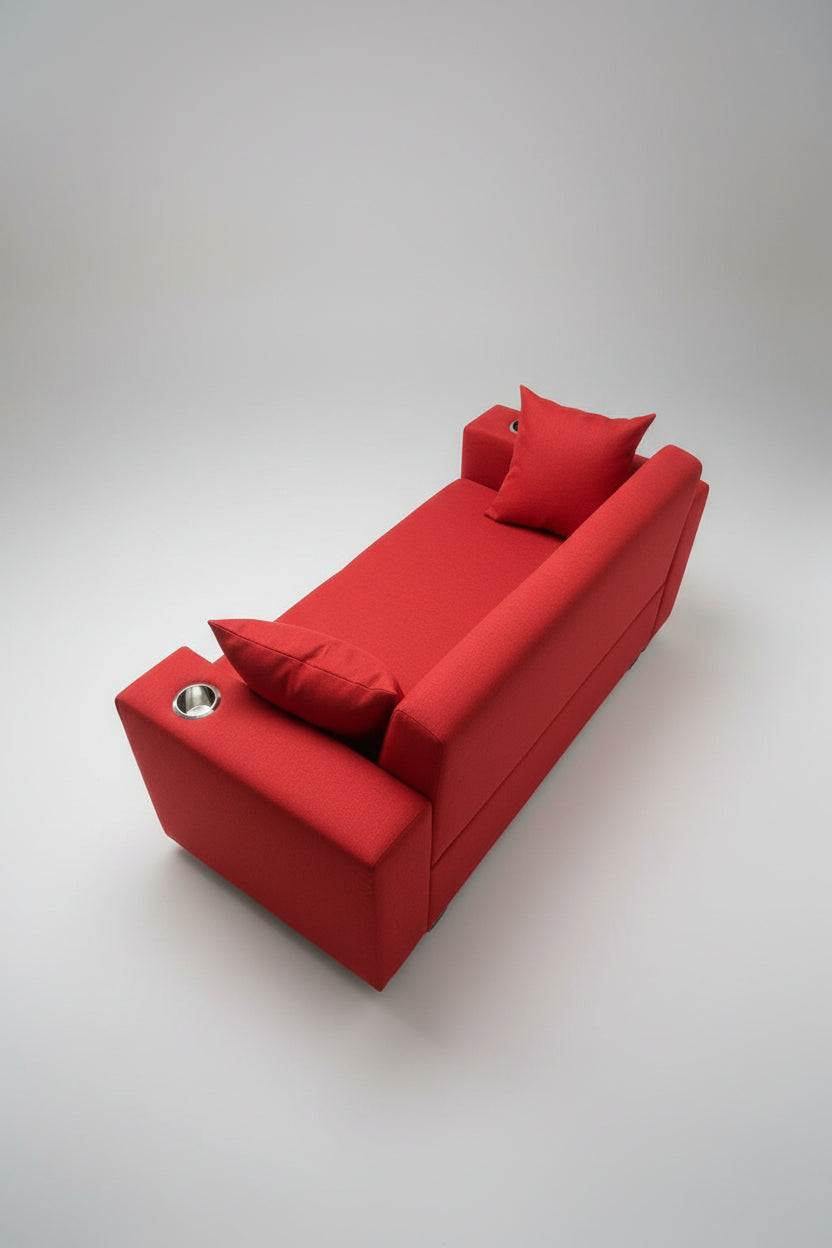LOLA 2DIVI RED WITH CUP HOLDER