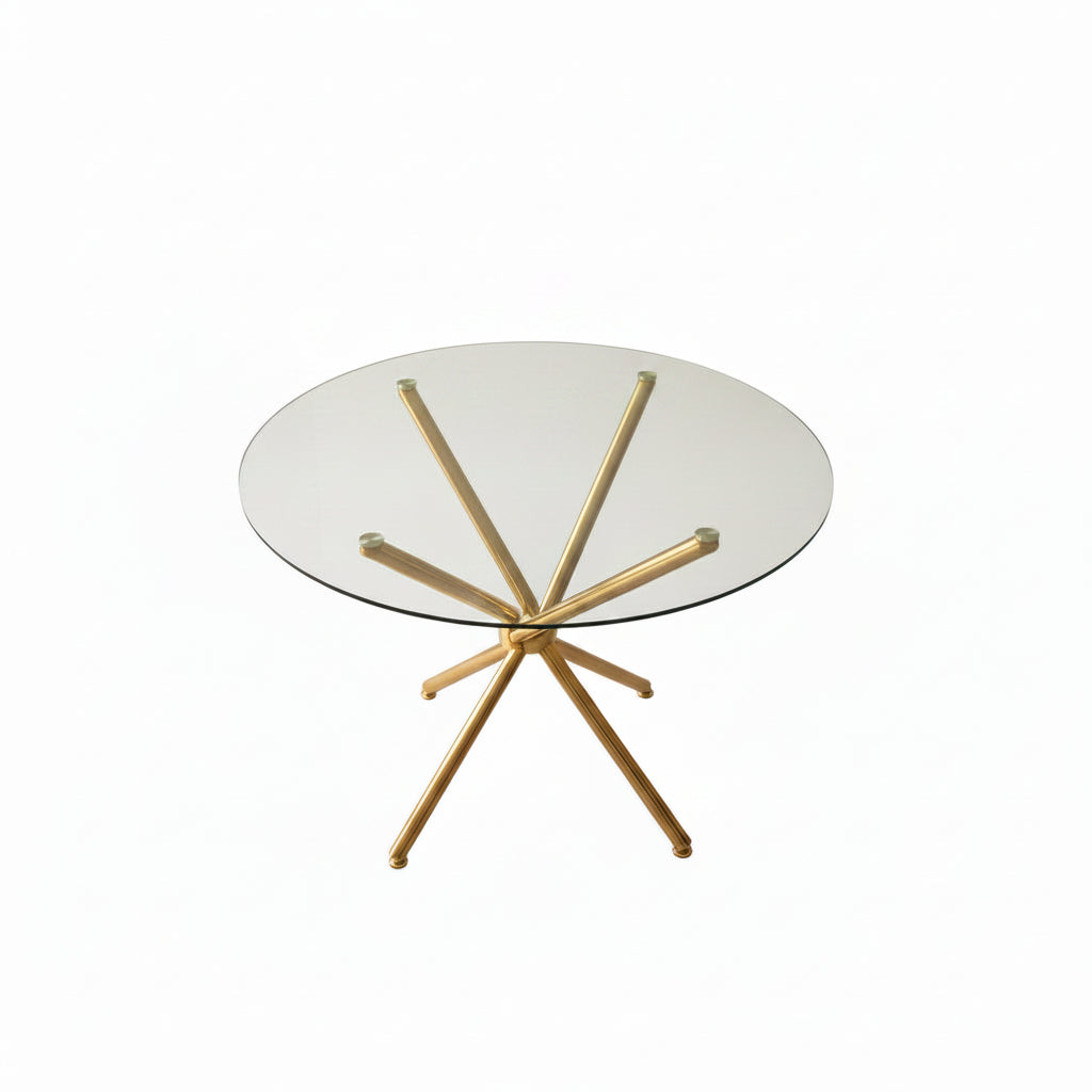 COFFEE TABLE T-2-1 GOLD LEGS