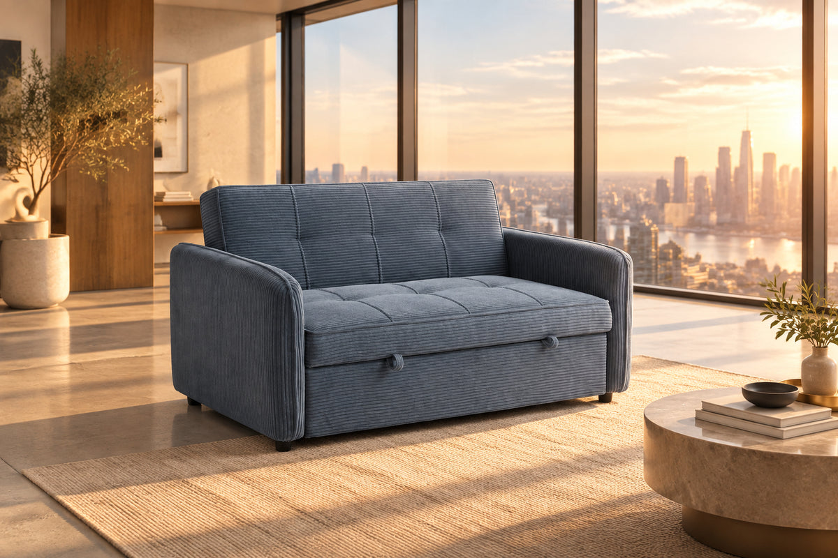 Mw C222 Seater Pull Out Couch Grey - Makoya Home