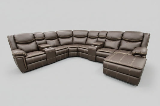 Brooklyn 4pc Cnr Lounge Suite Brown