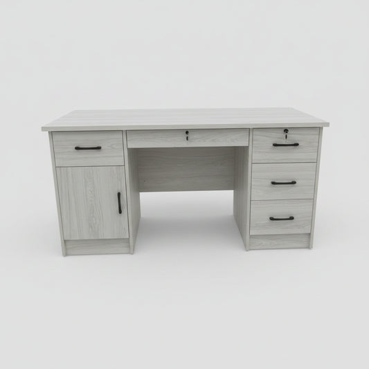OFFICE DESK BFB140-4DRW+DOOR