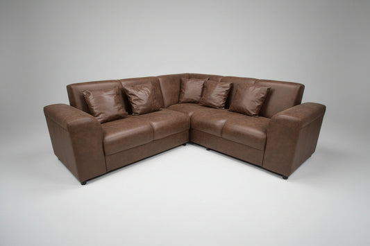 Protia L Shape Sofa Suede