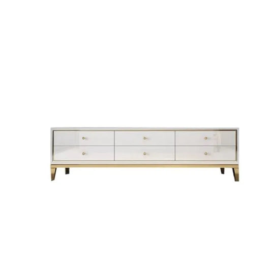 PLASMA STAND TV 968 6DRAW GLASS T/W