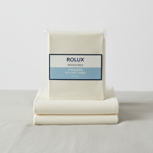 Bedding-Rolux 2pk M/f Std Pillow Case