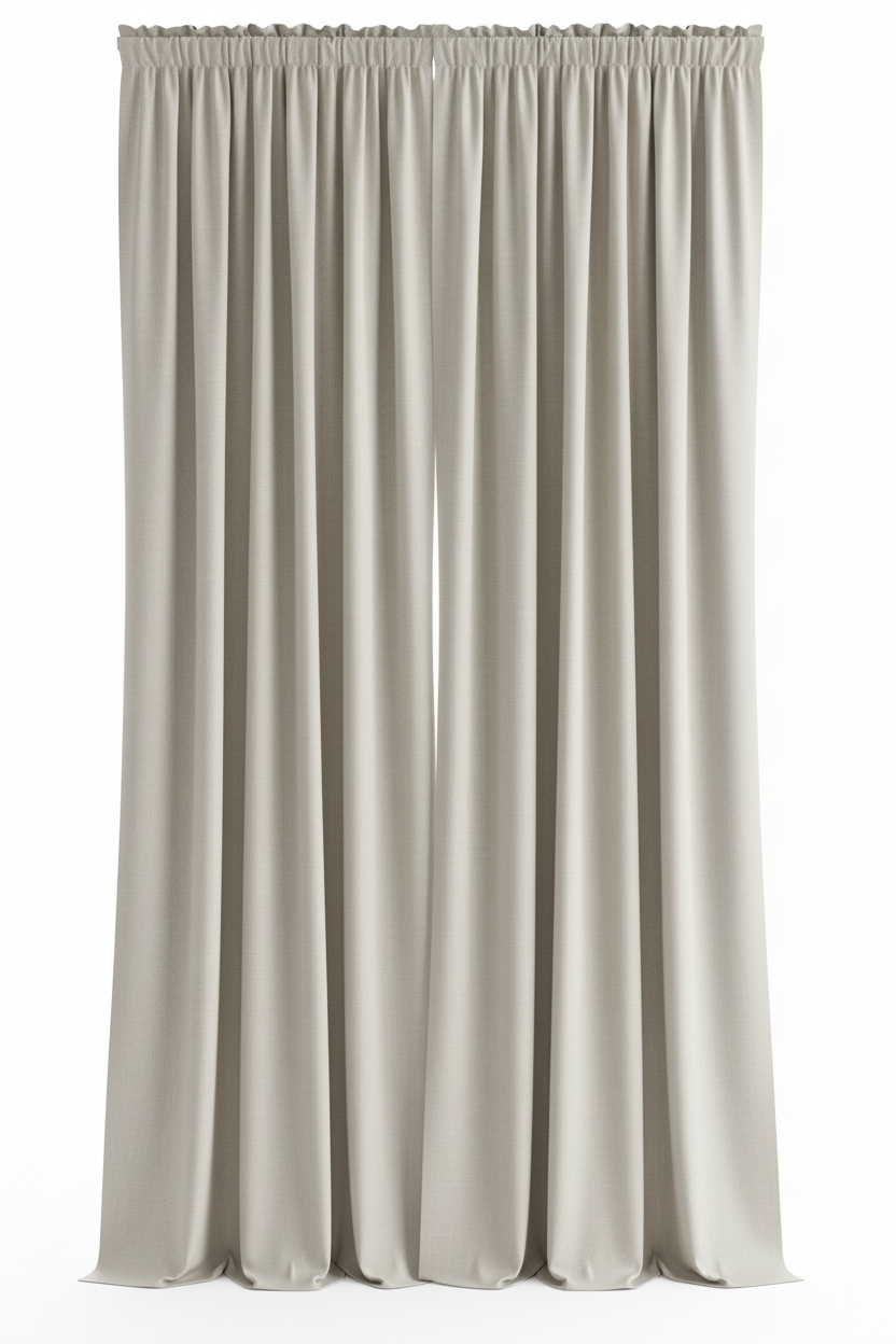 Curtain Taped Lined 230x218