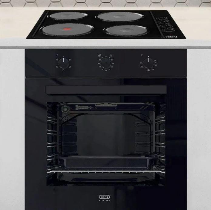 DEFY STOVE COMBO DBO485&DHD333 SLIMLINE SOLID HOB
