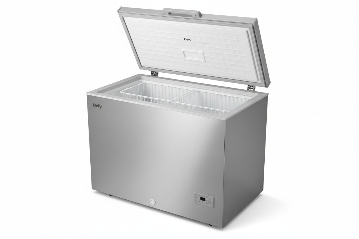 DEFY CHEST FREEZER DMF474 300LT METALLIC