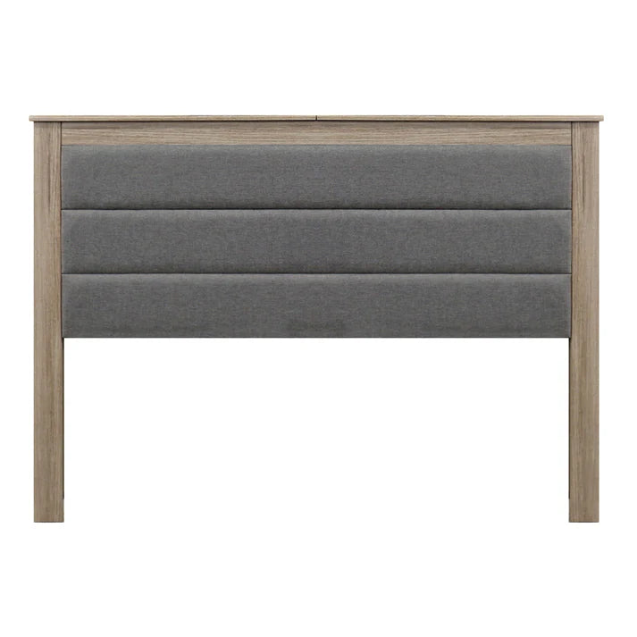 EMPIRE QUEEN H/BOARD GREY FABRIC