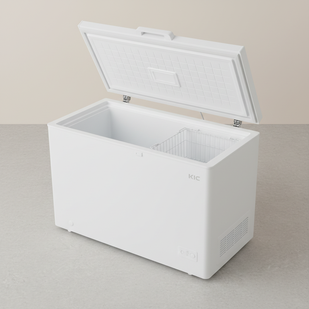 KIC FREEZER 305LT WHITE 2YRS