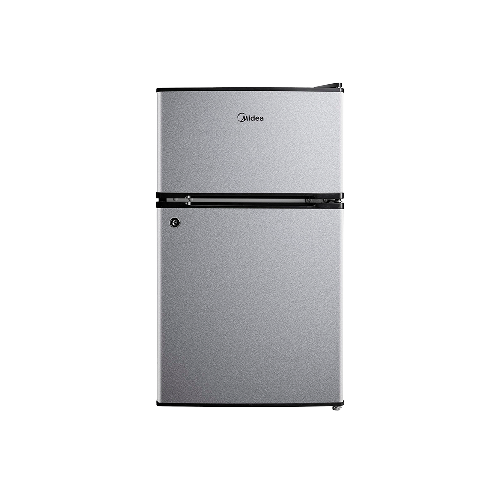 Midea Bar Fridge Dbl Door Silver