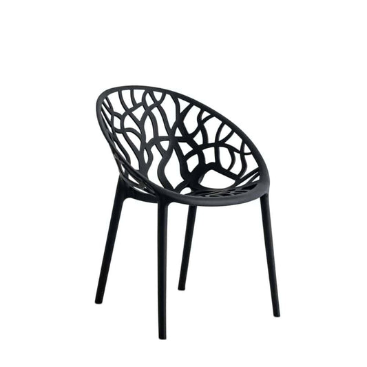 Mw Plastic Nest Chair Black
