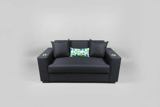 LOLA 2DIV BLK WITH CUP HOLDER