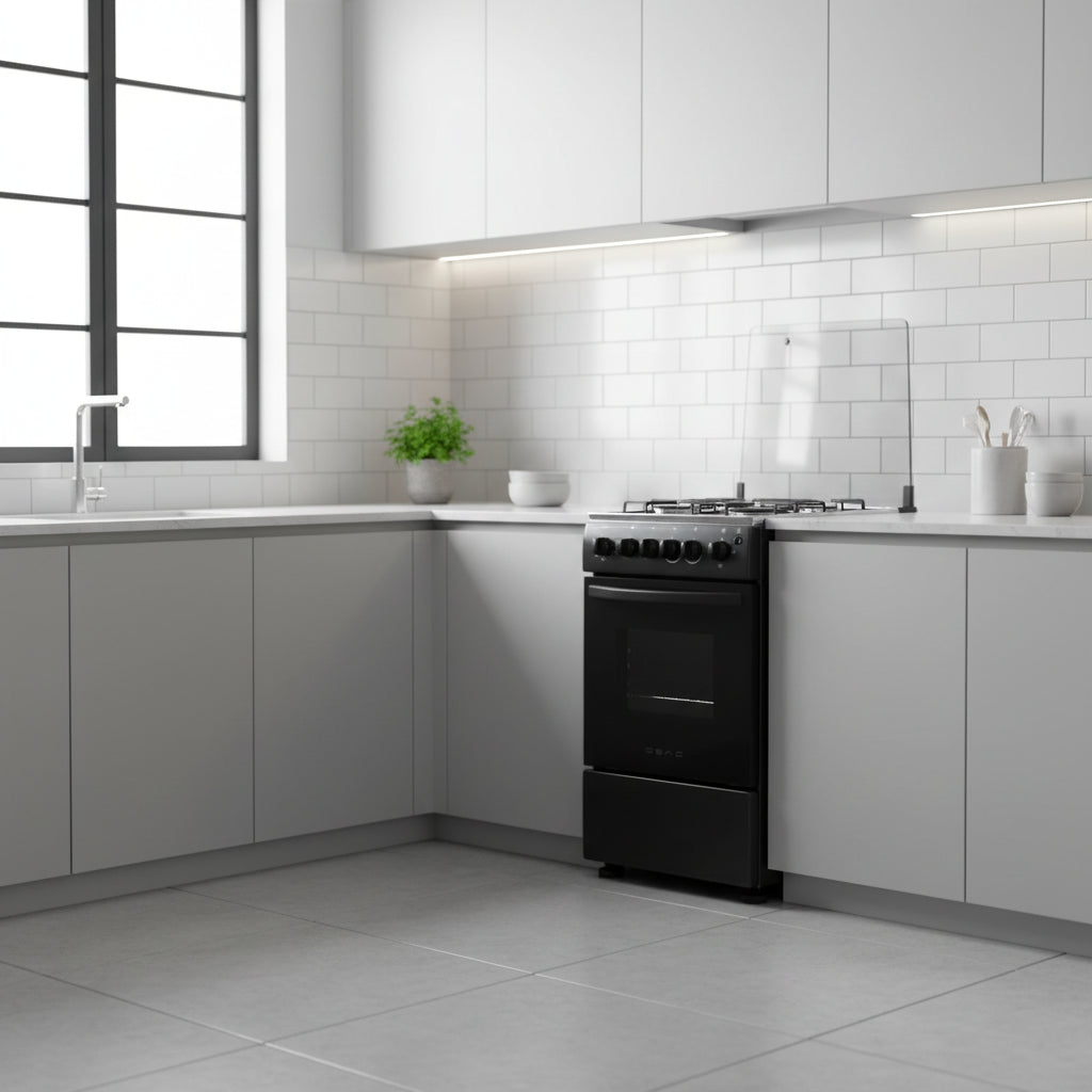 Obac 4plt Elec Stove Matt Black - Makoya Home