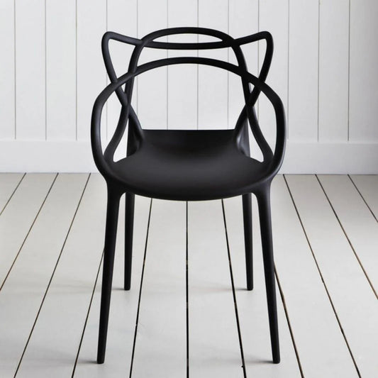 CHAIR MW CH6 SQUIGGLE BLK
