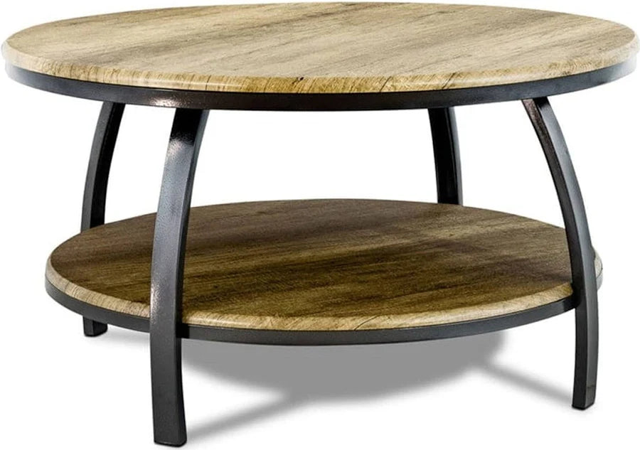 Coffee Table Mw 890 Round Two Tier Four Legs