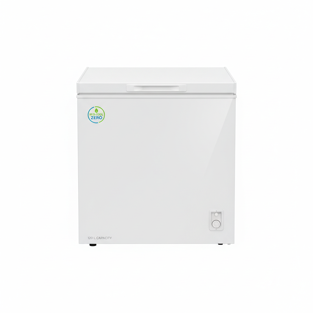 ZERO GAS/ELEC CHEST FREEZER 120LT + WHT