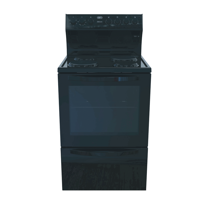 DEFY STOVE DSS694X 4PLT KITCHENAIRE BLK