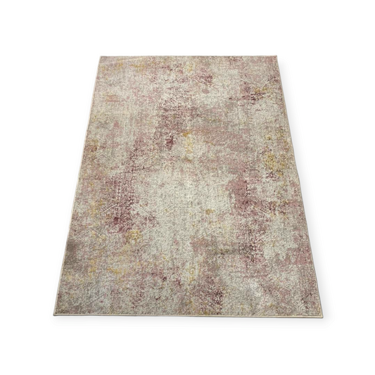 Emporium Turkish Rug - Pink / Silver