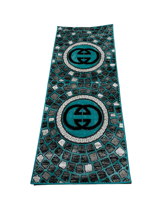 Turkish Emporium Rug - Turq/Blue